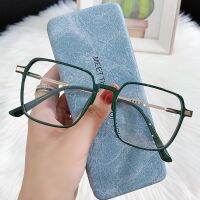 {Paopao glasses} เวอร์ชั่นเกาหลีของป้องกันแสงสีฟ้าแว่นตาแฟชั่นอินเทรนด์สแควร์ที่มีสีสันคอมพิวเตอร์แว่นอ่านหนังสือแสงสีฟ้าปิดกั้นแว่นตา