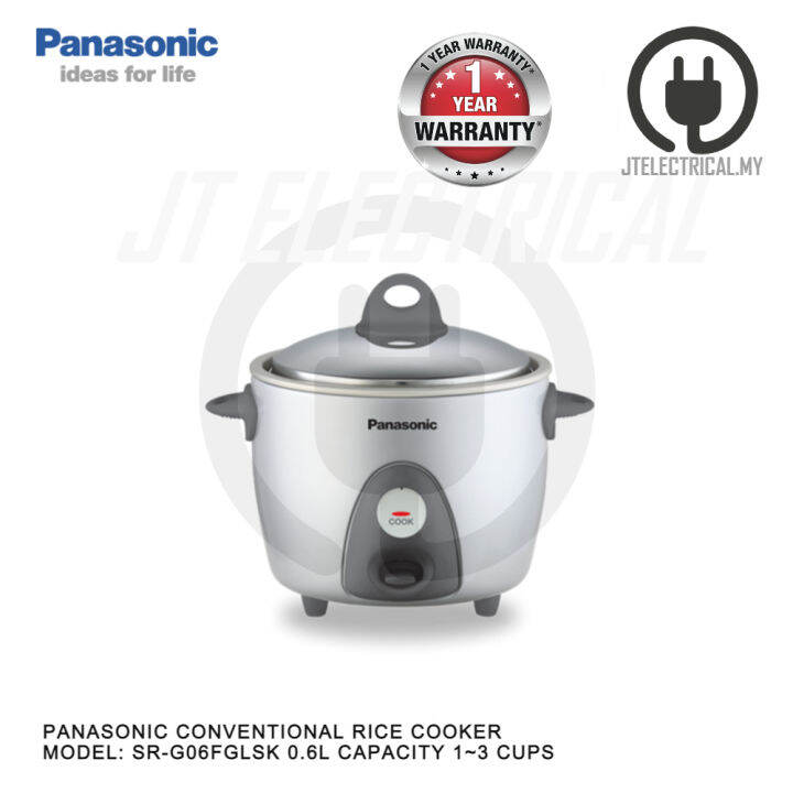 Panasonic SRG06FG Conventional Rice Cooker SRG06FGLSK Lazada