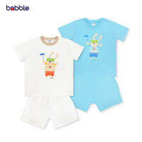 [New Arrival] BABBLE ชุดเซตเด็ก ชุดเด็ก เสื้อผ้าเด็ก ผ้าฝ้าย100% อายุ 3 ปี ถึง 11 ปี Chubby (สีออฟไวท์, สีฟ้า) BSS