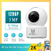 Camera Wifi Full HD 3MP đàm thoại 2 chiều có Khe cắm Thẻ nhớ hỗ trợ lưu