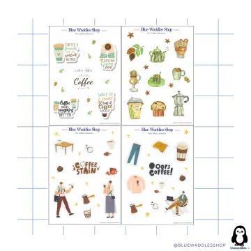 Donuts and Coffee Sticker Sheet | Bullet Journal Stickers, Planner  Stickers, Bujo Stickers, Journal Stickers, Scrapbook Stickers