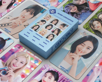 LOMO CARD 55P TWICE JAPAN SEASON’S GREETINGS 2023 “SECRET LIFE - OFFICE”  การ์ดโลโม่ แบบ 2 ด้าน โค้งมน ไร้ขอบ โฟโต้การ์ด ทไวซ์  photo card ขนาดรูป 8.7×5.7 ซม.