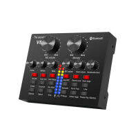 Mixer Board Live Sound Card Removal Vocal Voice Changer Streaming Professional Home Party Multiple Effects Wireless