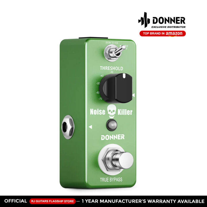 Donner Noise Gate Pedal, Noise Killer Guitar Pedal 2 Modes for Electric