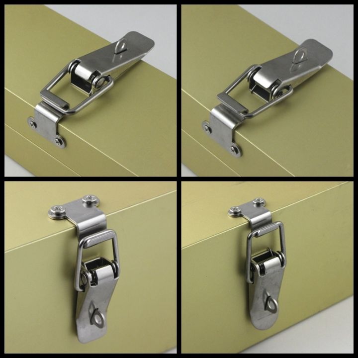 304-stainless-steel-buckle-padlock-lock-hardware-box-buckle-tower-buckle-spring-duckbill-box-industrial-luggage-buckle