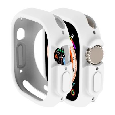 เคสสำหรับ Apple Watch นิ่ม Tpu กันน้ำ8อัลตร้า49มม. ทนทานต่อการตกสำหรับ Iwatch Series 8 Pro 49อุปกรณ์เสริม