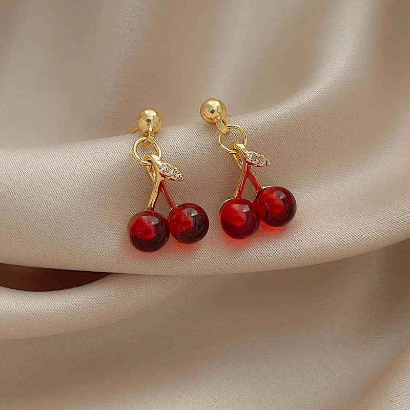 Fair Lady Fashion Cherry Ear Studs