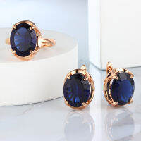 QSY  Trend Jewelry Sets Earrings For Women Exquisite Simple Charm Fashion Couple Friends Rings For Women