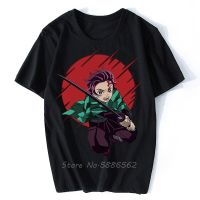 Demon Slayer Kamado Tanjirou Funny Anime T Shirt Homme White Short Sleeve Men Casual Tshirt Unisex Kimetsu No Yaiba Streetwear XS-6XL