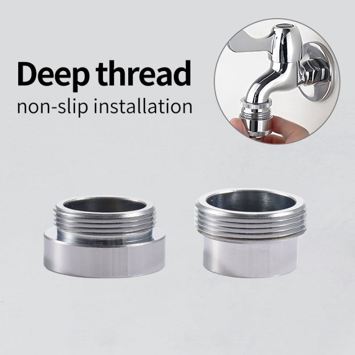 water-faucet-coupler-m16-to-m22-thread-connector-metal-silver-conversion-bubbler-kitchen-bathroom-repair-tap-adapter