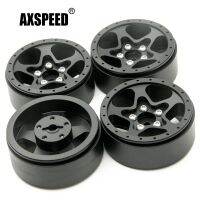 AXSPEED Metal Alloy 1.9 inch Beadlock Wheel Rims Hubs for Axial SCX10 CC01 D90 D110 1/10 RC Crawler Car Truck Model Parts Electrical Trade Tools  Test