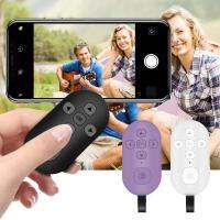 บลูทูธแบบชาร์จไฟได้-Compatible Wireless Controller Self-Timer รีโมทคอนลกล้อง Stick Shutter Release สำหรับศัพท์ Selfie