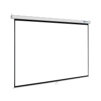 HOSHI Projector Wall Screen 150 นิ้ว 16:10 จอโปรเจคเตอร์ รุ่น แขวนมือดึง (80 x 128 inch) (202 x 324 cm) จอม้วนเก็บอัตโนมัติ