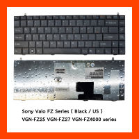 Keyboard Sony Vaio FZ Series Black US แป้นอังกฤษ ฟรีสติกเกอร์ ไทย-อังกฤษ