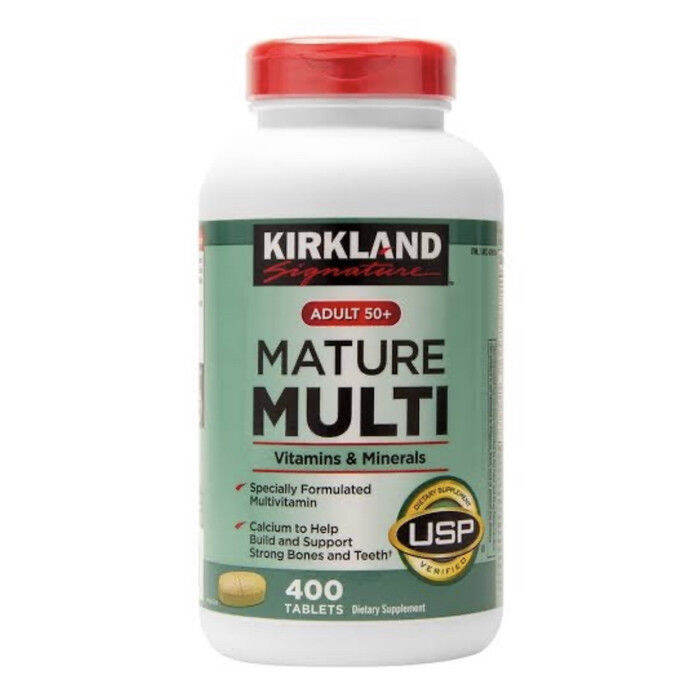 (DIJAMIN ORIGINAL) Kirkland Adult 50+ vitamins and minerals Mature