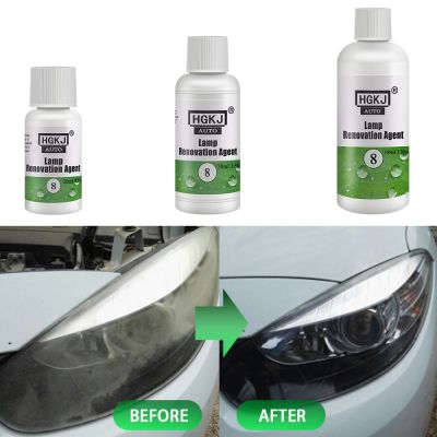 Car Headlight Cleaner HGKJ 8 Repair Polishing Scratch Remover Oxidation Refurbishment Lamp Cleaning Window Glass wash clean