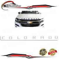 โลโก้ COLORADO LOGO COLORADO ติดฝากระโปรงหน้า สีเทา.มีบริการเก็บเงินปลายทาง