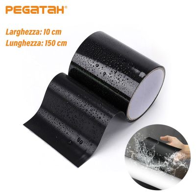 Black Patch PVC Pipe Super Strong Waterproof Tape Stop Leaks Seal Repair Tape Performance Self Fix Tape Adhesive Insulating Duct Adhesives  Tape