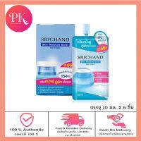 (6ซอง/กล่อง) ศรีจันทร์ เจลครีมล็อคผิวอิ่มน้ำ หน้าเด้งฟู อิ่มน้ำ Srichand Skin Moisture Burst Gel Cream10ml (ซอง10 ml.)