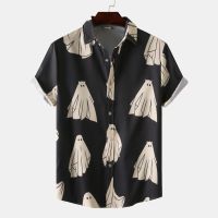 LASGO 2022 spring and summer new EBAY short-sleeved shirt mens short-sleeved floral shirt shirt TC12