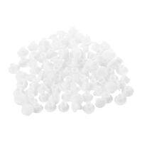 600 Pcs Home Furniture Decor 5 mm White Plastic Hole Drilling Cover