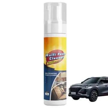 60ML Car Stain Remover with Sponge Foam Cleaning Agent Car Upholstery Stain  Remover for Carpet Fabric Washing for Auto Interior