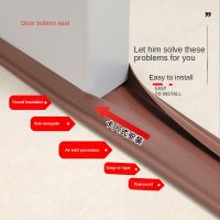 96cm Door Bottom Sealing Strip Flexible Door Draft Stopper PVC Soft Rubber Noise Insulation Weatherstrip Dust Blocker Home Decorative Door Stops