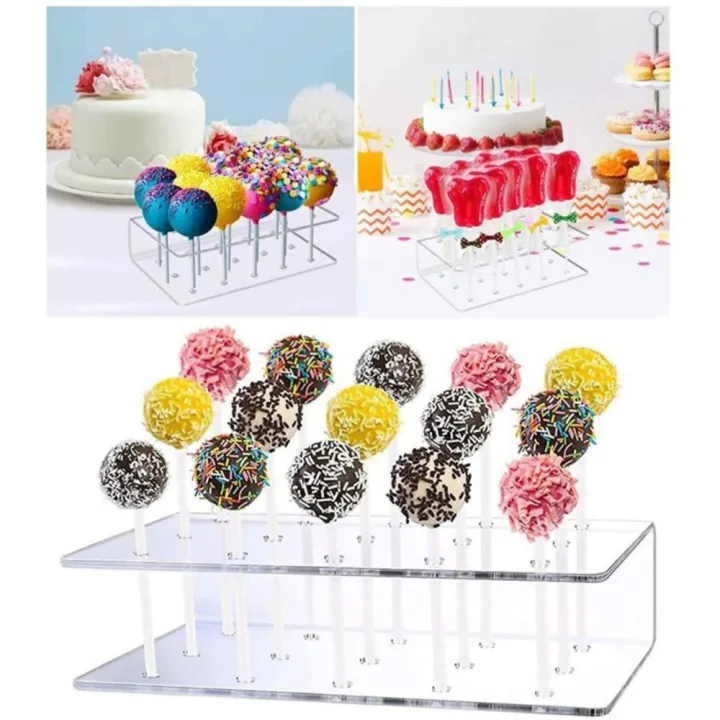 RONGW for Wedding Birthday Candy Holder Party Clear Display Stand 15