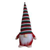 ตกแต่งมนุษย์แคระวันหยุดทำด้วยมือ Swedish Tomte Christmas Elf ลายดอกไม้ประดับโงะ