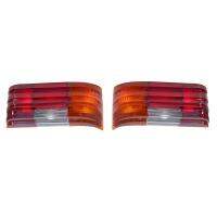 1Pair Rear Tail Light Stop Brake Lamp Car Reverse Signal Turn Lighting Without Bulb Car Accessories Red for W115 1976-1984