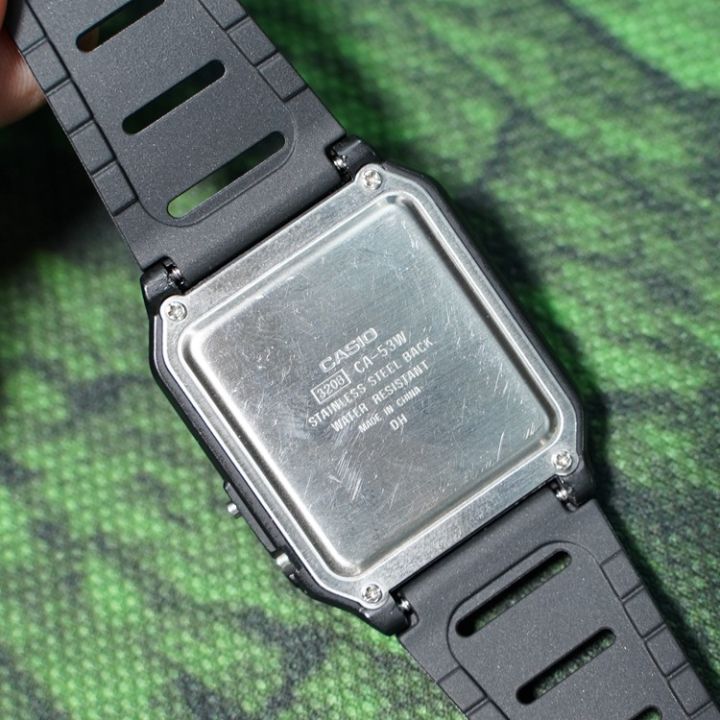 One watch industry replaces Casio Casio CA-53W calculator strap 20mm resin strap rubber. | Lazada PH