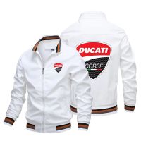 Men 39;s Jacket Ducati Logo Printed Motorcycle Racing Jacket Jacket Casual Windbreaker Men 39;s Aviator Jacket Jaqueta Masculina Style