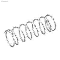 Uxcell 11mmx0.9mmx30mm 304 Stainless Steel Compression Spring 11N Load Capacity 10pcs