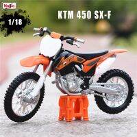 Maisto 1:18สินค้าใหม่ขายดี KTM 450 SX-F 390 690ดยุคต้นฉบับโมเดลมอเตอร์ไซค์อัลลอยจำลองที่ได้รับอนุญาตรถของเล่นการเก็บรวบรวม