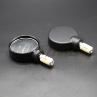 2Pcs Universal Motorcycle Mirror Chrome plated Black 22mm Handle Bar End Rearview Side Mirrors Motor Accessories Mirrors