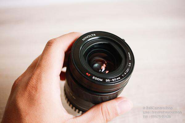 ขายเลนส์มือหมุน-minolta-35-80mm-f4-0-5-6-ใส่กล้อง-olympus-เเละ-panasonic-mirrorless-ได้ทุกรุ่น-serial-19309979-made-in-japan