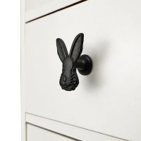 Rabbit Shape Zinc Alloy Furniture Handle Door Knobs Handles For Children Room Furniture Decor Dragonfly Cabinet Pulls Door Hardware Locks