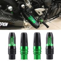 อุปกรณ์เสริมรถจักรยานยนต์สำหรับคาวาซากิ Z400 Ninja400 Nanj 400 Z 400กันล้มตัวเลื่อนไอเสีย Ninja-400แผ่นกันกระแทก