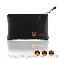 Document Bags Fireproof Burn waterproof Valuables bag Money Safe Cash Box File Pouch Case Document Storage Bags