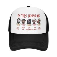 Classic Halloween Horror Movie Character Baseball Cap for Women Men Breathable Trucker Hat Outdoor Snapback Caps