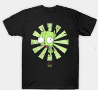 Classic Gir Retro Japanese Invader Zim T-Shirt Mens 100% Cotton Round Neck Short Sleeve T-Shirt