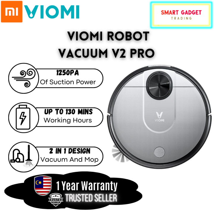 Xiaomi Viomi Robot Vacuum Cleaner V2 Pro Lazada