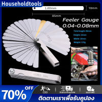 ฟิลเลอร์เกจ 32ใบ 32 BLADE FEELER GAUGE เมตริก Gap FILLER ตัวตั้งวาล์วรถ 32ใบมีดฟีลเลอร์เกจเมตริก Gap ฟิลเลอร์0.04-0.88มม.เครื่องวัดความหนาสำหรับเครื่องมือวัด