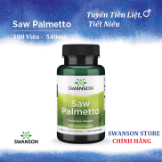 Hỗ trợ sức khỏe tuyến tiền liệt đường tiết niệu khỏe mạnh Swanson Palmetto
