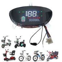 หน้าจอวัดความเร็ว Motor Pajangan LCD ของ Ebike สำหรับสกูตเตอร์จักรยานไฟฟ้า48-72V