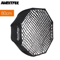 Godox 80cm 32inch Photography Umbrella Reflector Octagon Softbox with Honeycomb Grid for Camera Flash