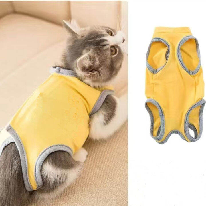 Cat/Dog Surgery Suit Clothes Recover Suit For Abdominal Wounds Skin