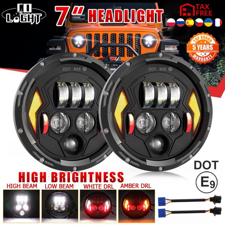 co-light-new-7inch-led-headlight-h4-hi-lo-with-halo-angel-eye-dot-e9-white-amber-drl-for-lada-4x4-urban-niva-uaz-car-accessories