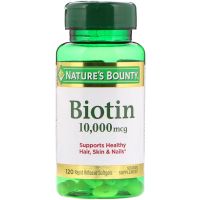 Natures Bounty, Biotin, 10,000 mcg, 120 Rapid Release Softgels