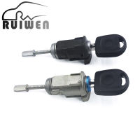 ใหม่รถด้านหน้าซ้ายขวาประตูล็อค Barrel กระบอกสำหรับ VW Passat B5 Luposeat Arosa Superb 3B0837167